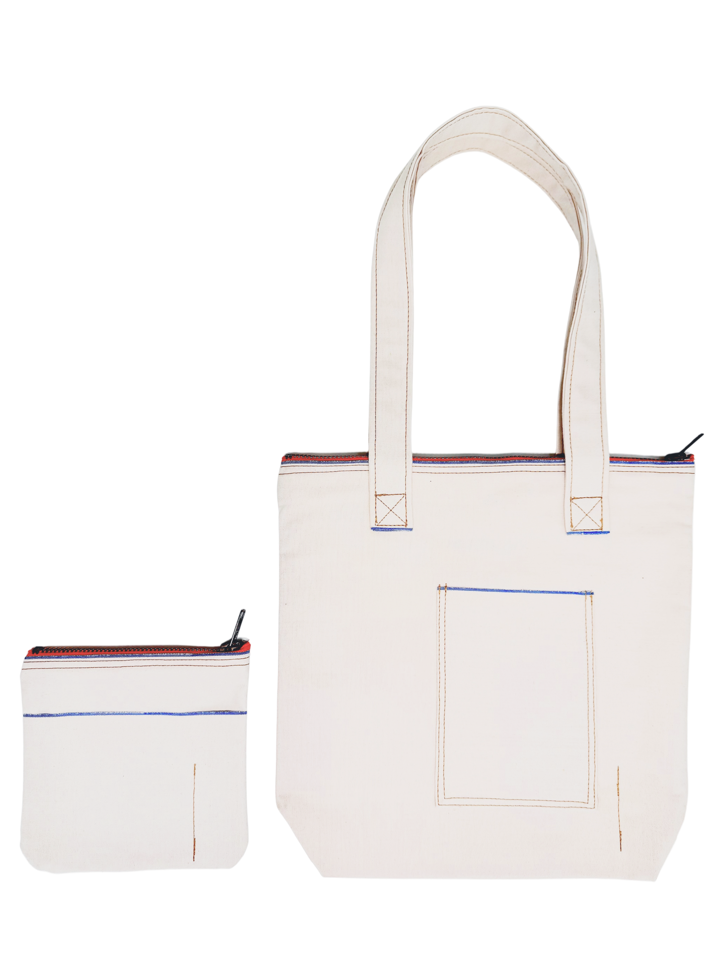 Natural Japanese Mill 9oz Denim Tote and Lil Buddy