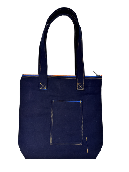 Royal Blue Japanese Mill 9oz Denim Tote